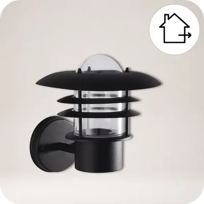Wandlampen Zwart/Donkergrijs 